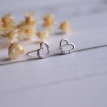 Hollow Heart Studs