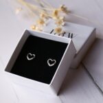 Hollow Heart Studs