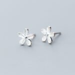 Cute flower stud earrings