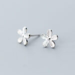 Cute flower stud earrings