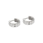 Mia Silver Huggie Earrings